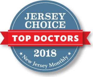 'Jersey Choice Top Doctors 2018' badge